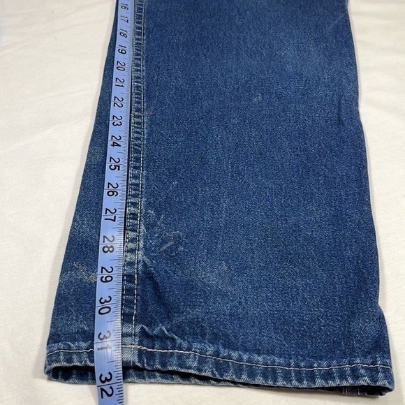 Carter’s Carpenter Jeans Vtg 1960s-70s, Distressed & Worn 40x32 “Watch the Wear” - Picture 14 of 16